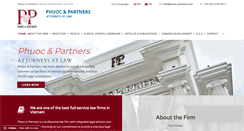 Desktop Screenshot of phuoc-partners.com